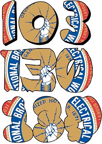 Adhesivo personalizado de Lineman Electrician Local Hard Hat Sticker Union Journeyman - Calcomanía de vinilo impermeable para botella de agua, caja