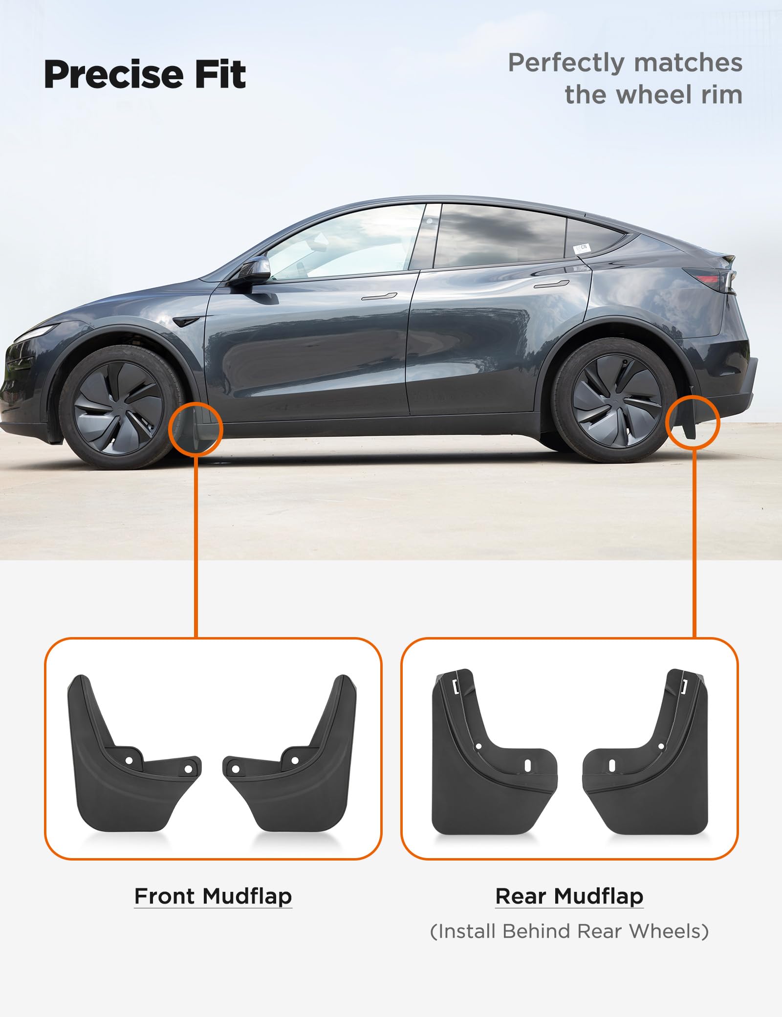 Amazon.com: Tparts Mud Flaps Splash Guards for Tesla Model Y