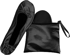 JJ PRIME - After Party Shoes with Foldable Bag Ballet Pumps Roll up Pumps