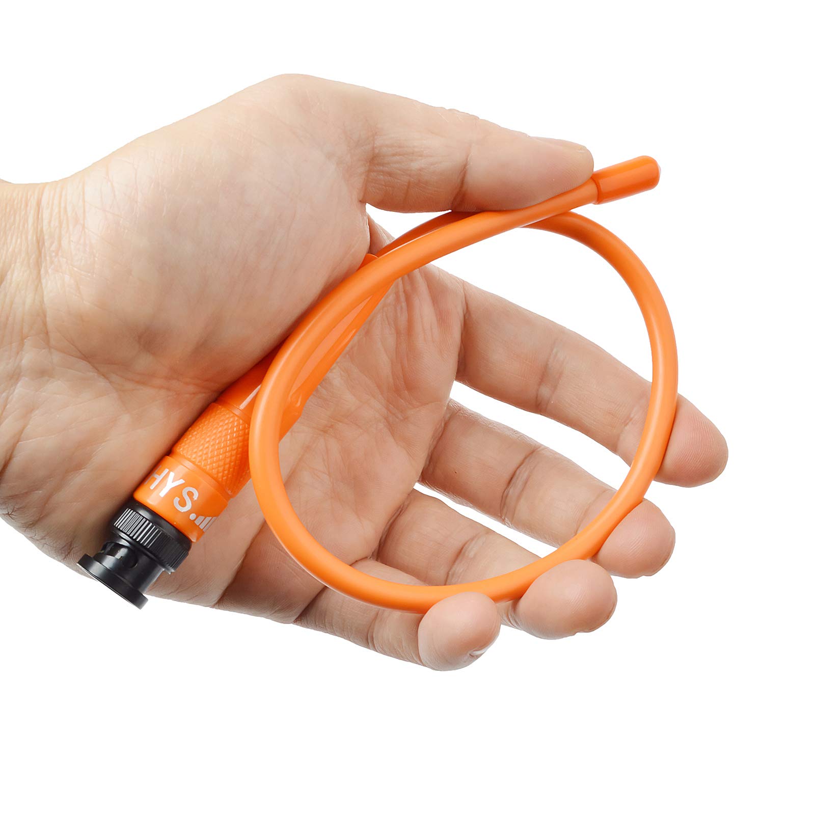 HYS Dualband BNC radiotelefon 15 cali 2 m/70 cm UHF/VHF antena kompatybilna z 144/430MHz Cobra Midland Uniden Handheld/przenośne urządzenie BNC Walkie Talkie (pomarańczowy)