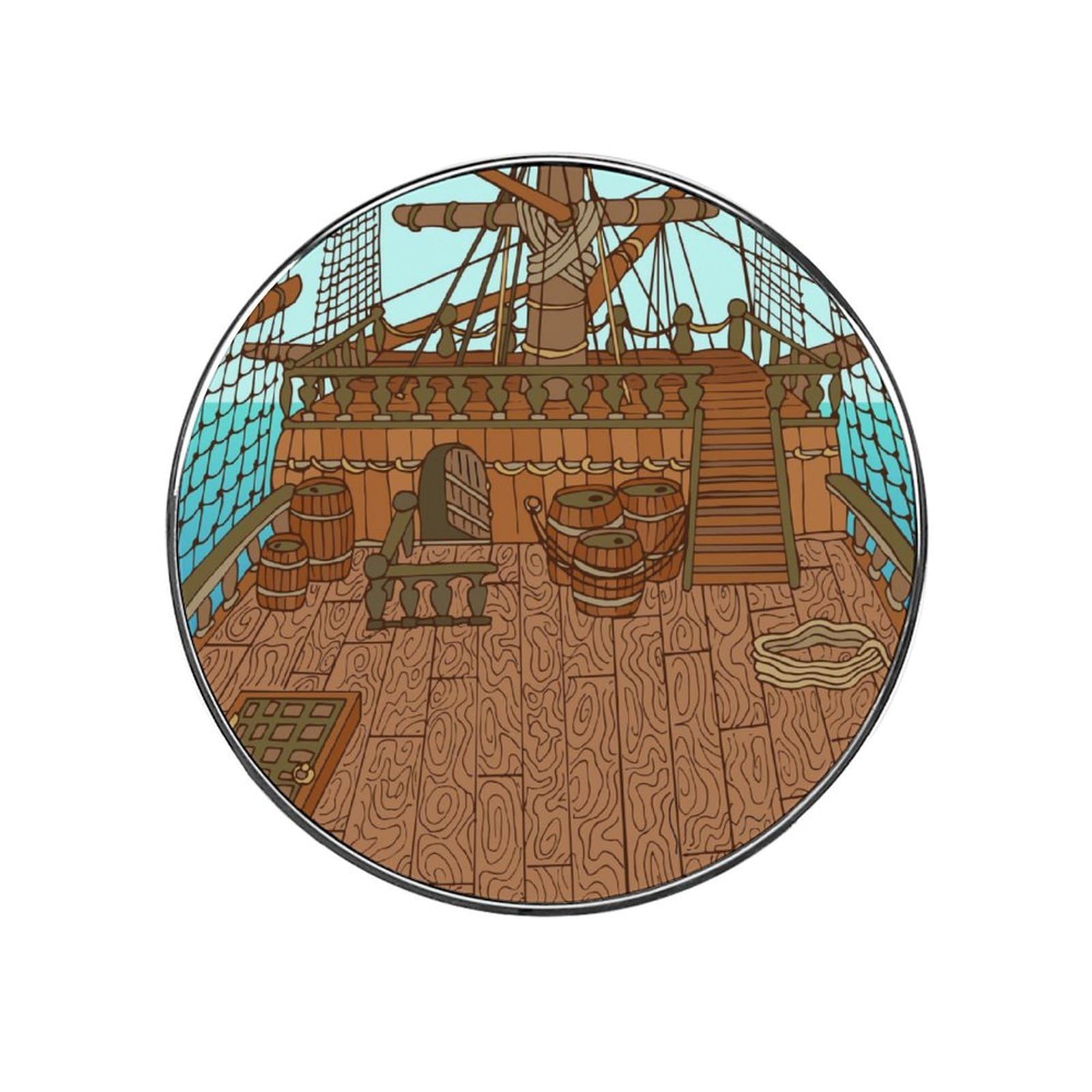 Ship Refrigerator Magnet Decorative Locker Magnet For Kitchen And Office Home Décor