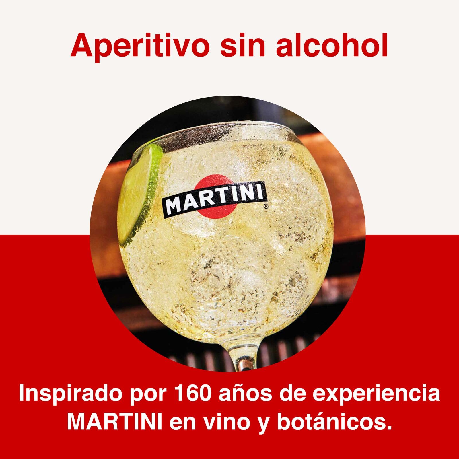 MARTINI Floreale Aperitivo sin alcohol, 75cl / 750ml, con infusión de productos botánicos superiores (el embalaje puede variar)