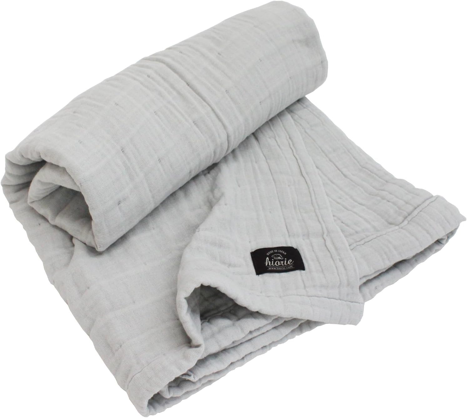 HIORIE Japanese Blanket, 8Layered Gauze Blanket Twin Size for Bed Couch Adults