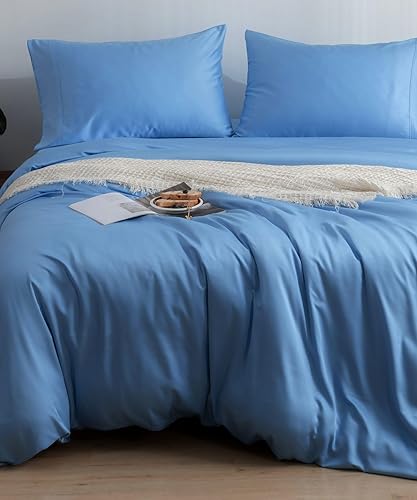 Juego de funda de edredón King  Juego de funda de edredón suave  Funda de edredón refrescante para personas que duermen con calor  Juego de edredón