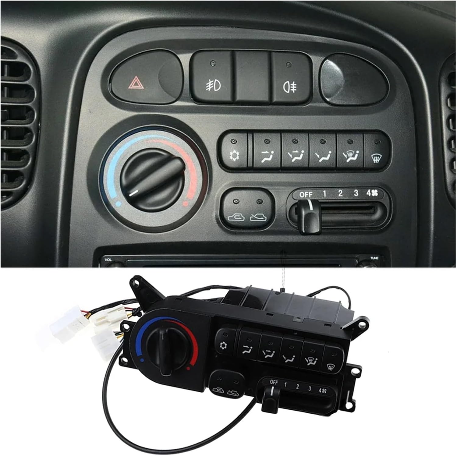 Car Front Air Conditioning Control Panel Assembly Air Conditioning Ac Switch for Jac Refine 97260-4A101