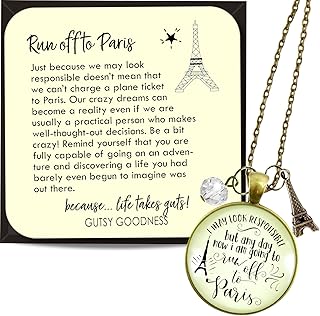 Adventure Theme Necklaces Handmade Dreams Travel Inspired Message Jewelry Gift Box, Quote Card