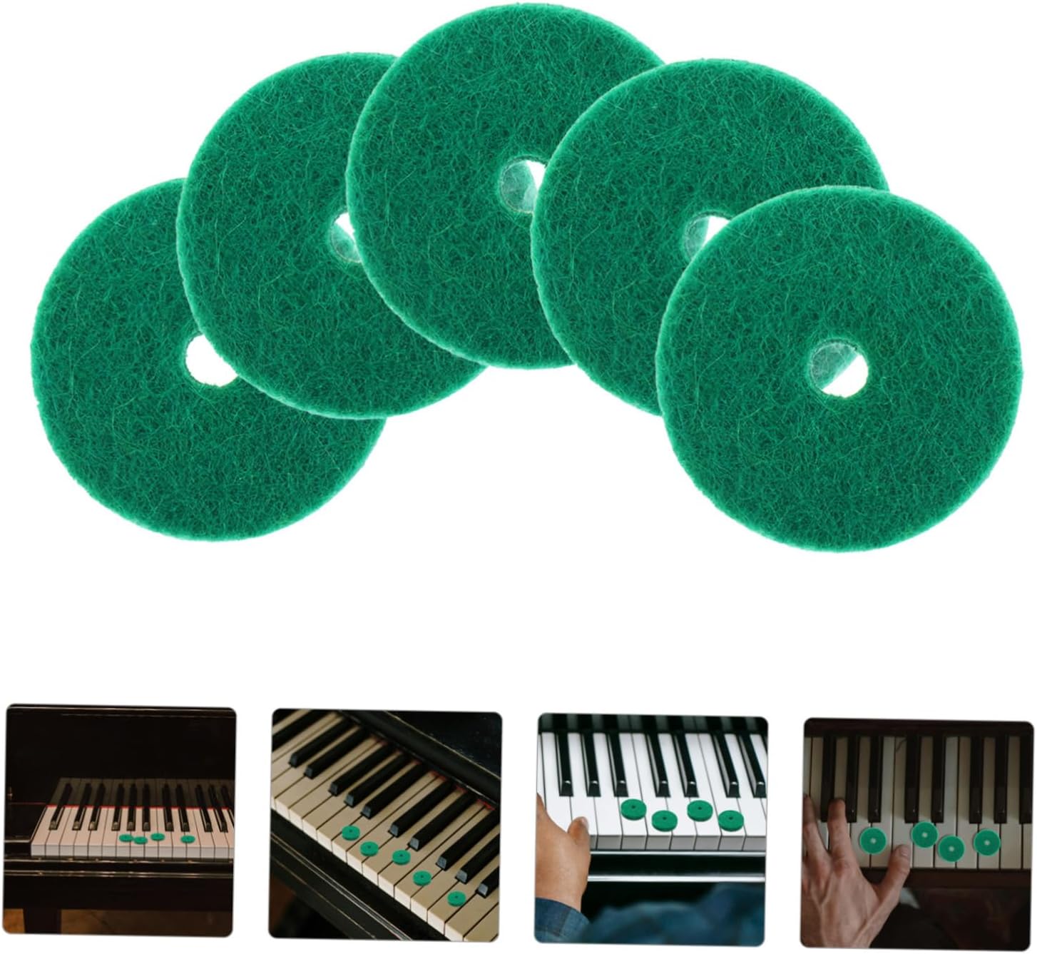 450pcs Piano Felt Balance Rail Keyboard Washers Piano Parts Felt Pads Replacement