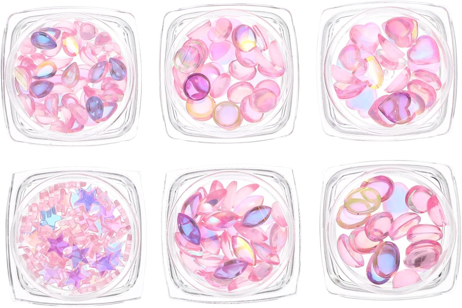 Colorful Nail Art Studs of DIY Manicure Decorations Lightweight and Portable Nail Charms for Creative Nail Designs for DIY Enthusiasts Versatile