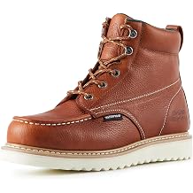 Golden Retriever 6 Soft/Steel Toe Waterproof Work Boots for Men