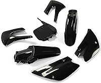 Vista 2 de Kojem Kit Completo de Plástico para Carrocería Compatible con Kawasaki KX85 KX100 2001-2013 (Negro)