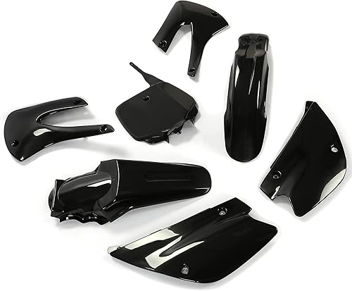 Miniatura 2 de Kojem Kit de plástico completo Carrocería compatible con Kawasaki KX85 KX100 2001-2013 (negro)