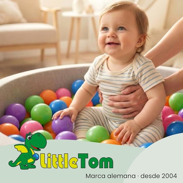 Foto 8 de 8 de LittleTom 300 Bolas de Colores Ø5,5cm para bebés niños Fiestas Multicolor