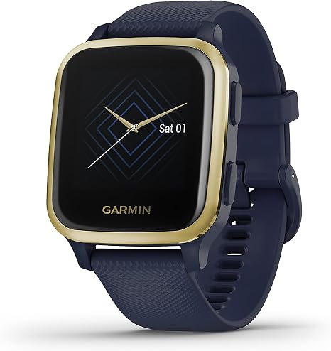 Garmin Venu Sq Music, Reloj Inteligente con GPS, Azul/Dorado, Edición  Estándar : Garmin: Amazon.es: Electrónica