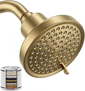Fixed Shower Head ＆ Filter COMBO ! Anti - Chlorine Hard Water Filtered...