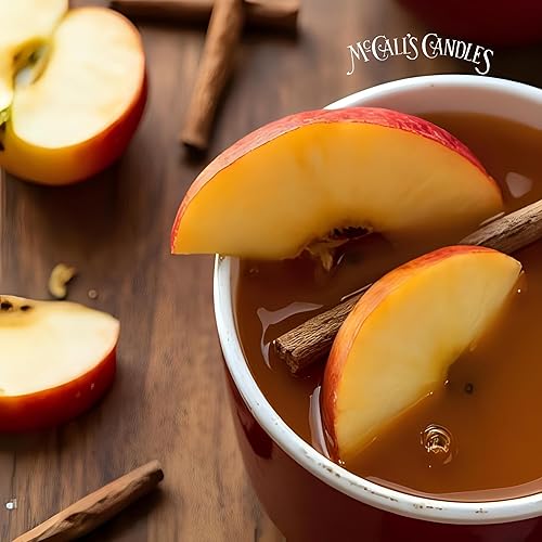 Vista 35 de McCall's Candles Manzanas y calabazas Vela perfumada de 18 onzas Colección Indulgence Doble mecha Tarro ranurado Vertido en Estados