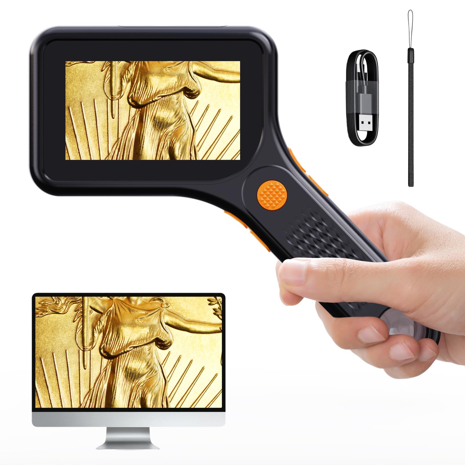 Amazon.com : Microscope for Adult - 3.0 Inch IPS Screen 500X