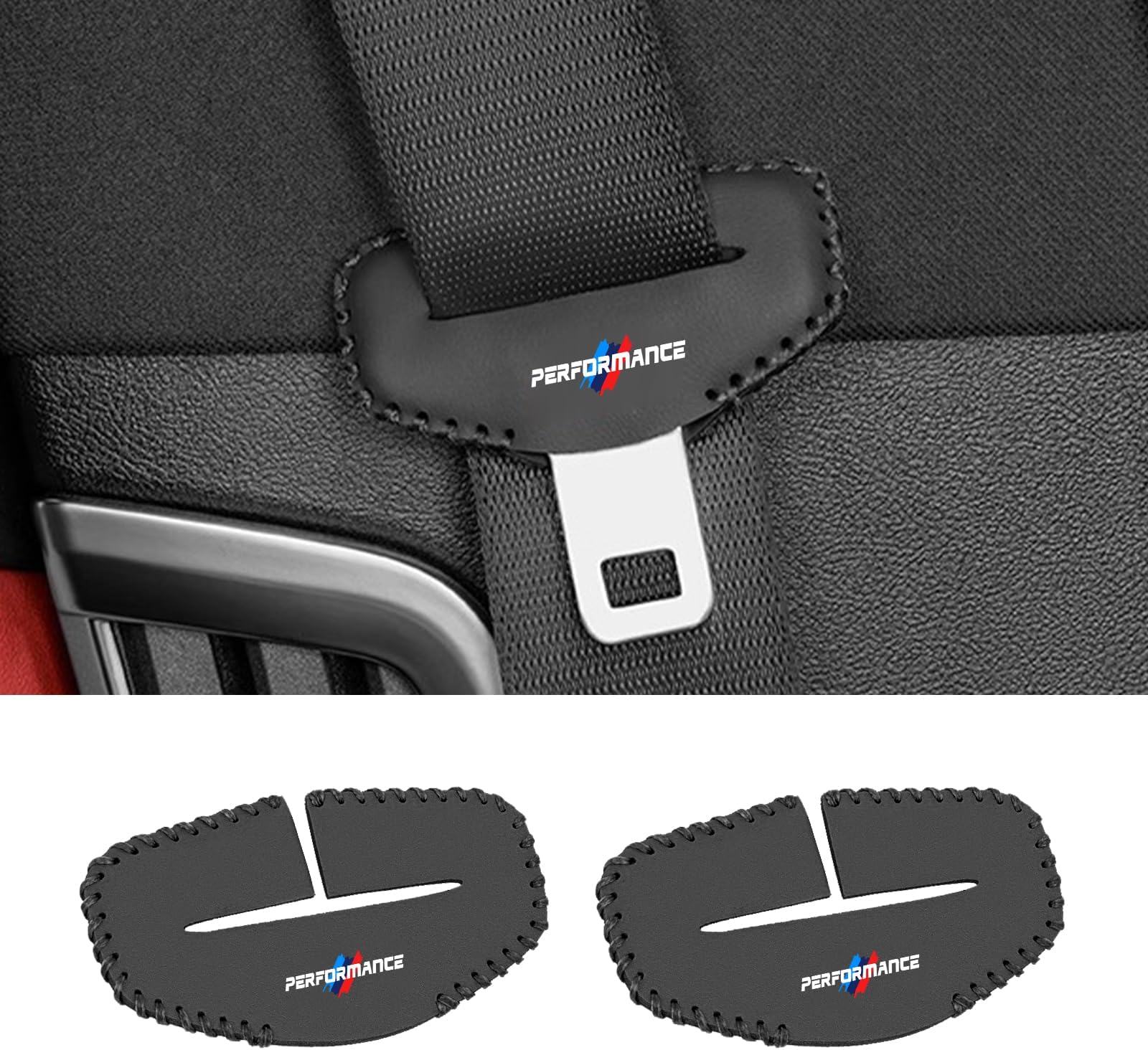 Andy's Orchids 2Pcs Car Safety Belt Buckle Covers, Auto