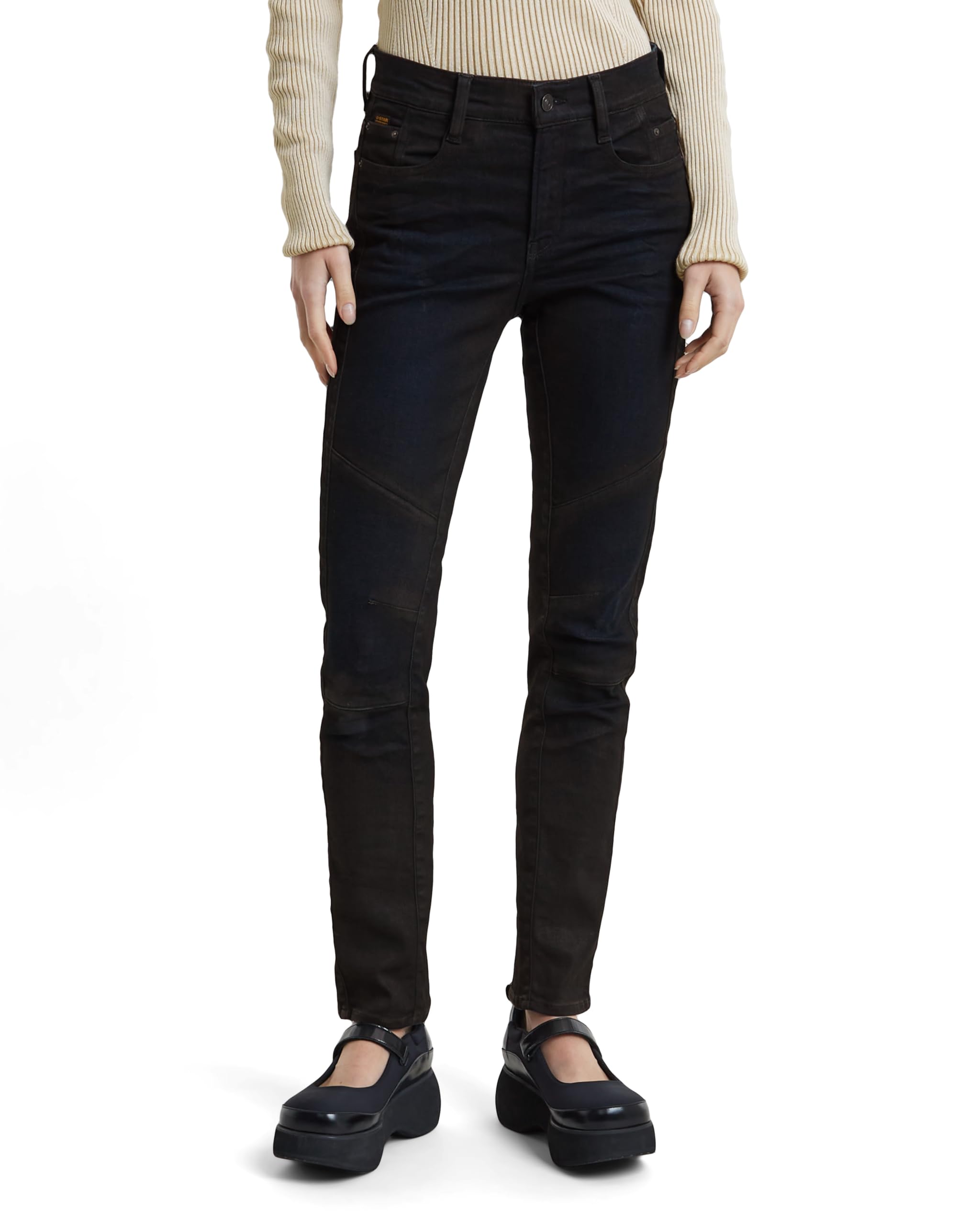 G-STAR Para Mujer Jeans Ace 2.0 Biker Slim Straight, Azul (Worn in Granulite Cobler D25285-8968-G807), 30W / 30L