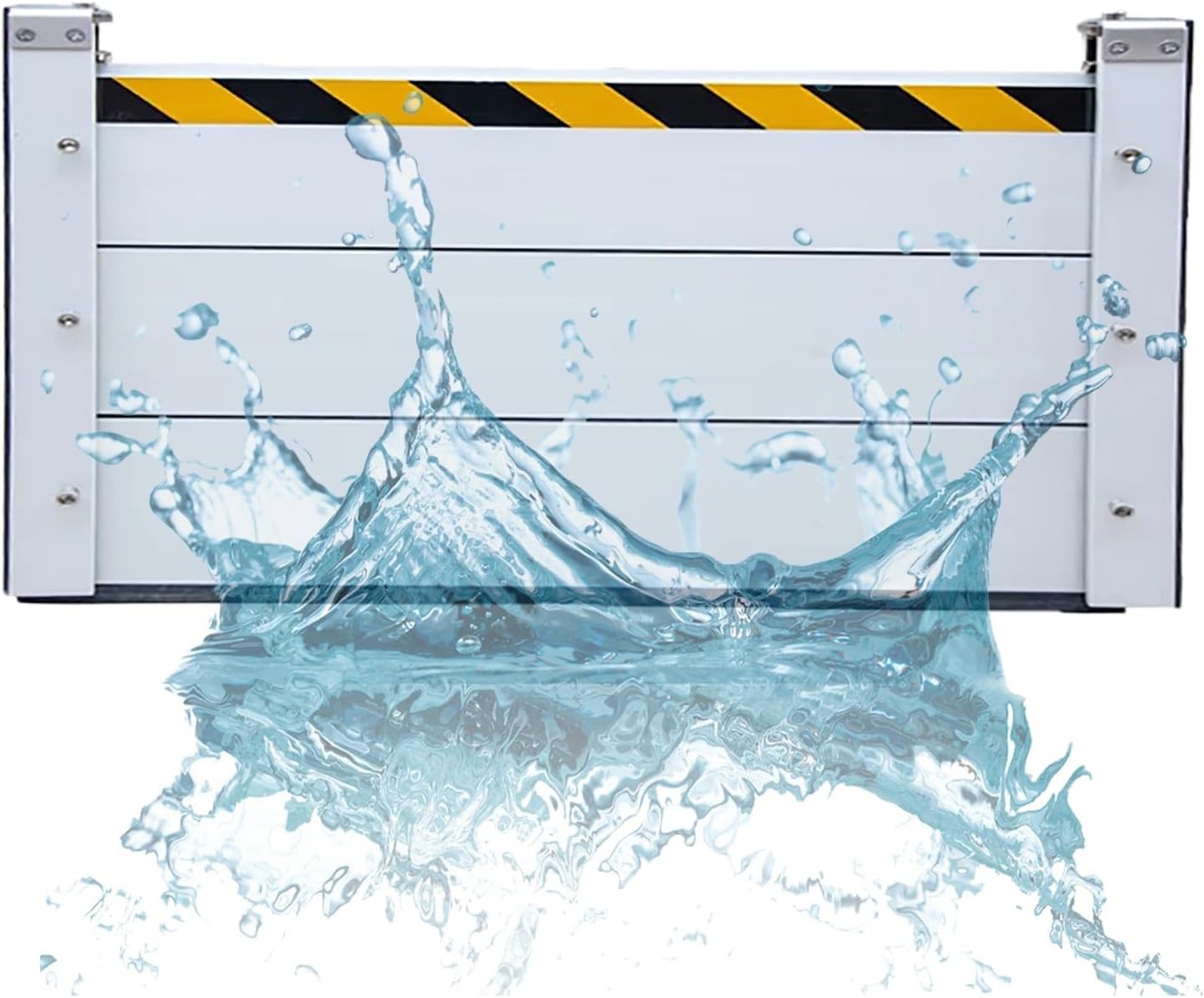 Flood Barrier Flood Protection Barrier Street, Water Barriers for Flooding Reusable, 80-150cm Long, for Basement, Front Door, Gates (Size : 100 * 20cm/39.4 * 7.9in)