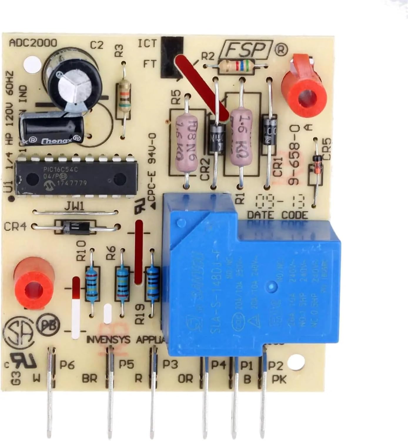 W10352689 Refrigerator Main Control Board Adaptive Defrost Control Board Replaces 4388931 Replacement