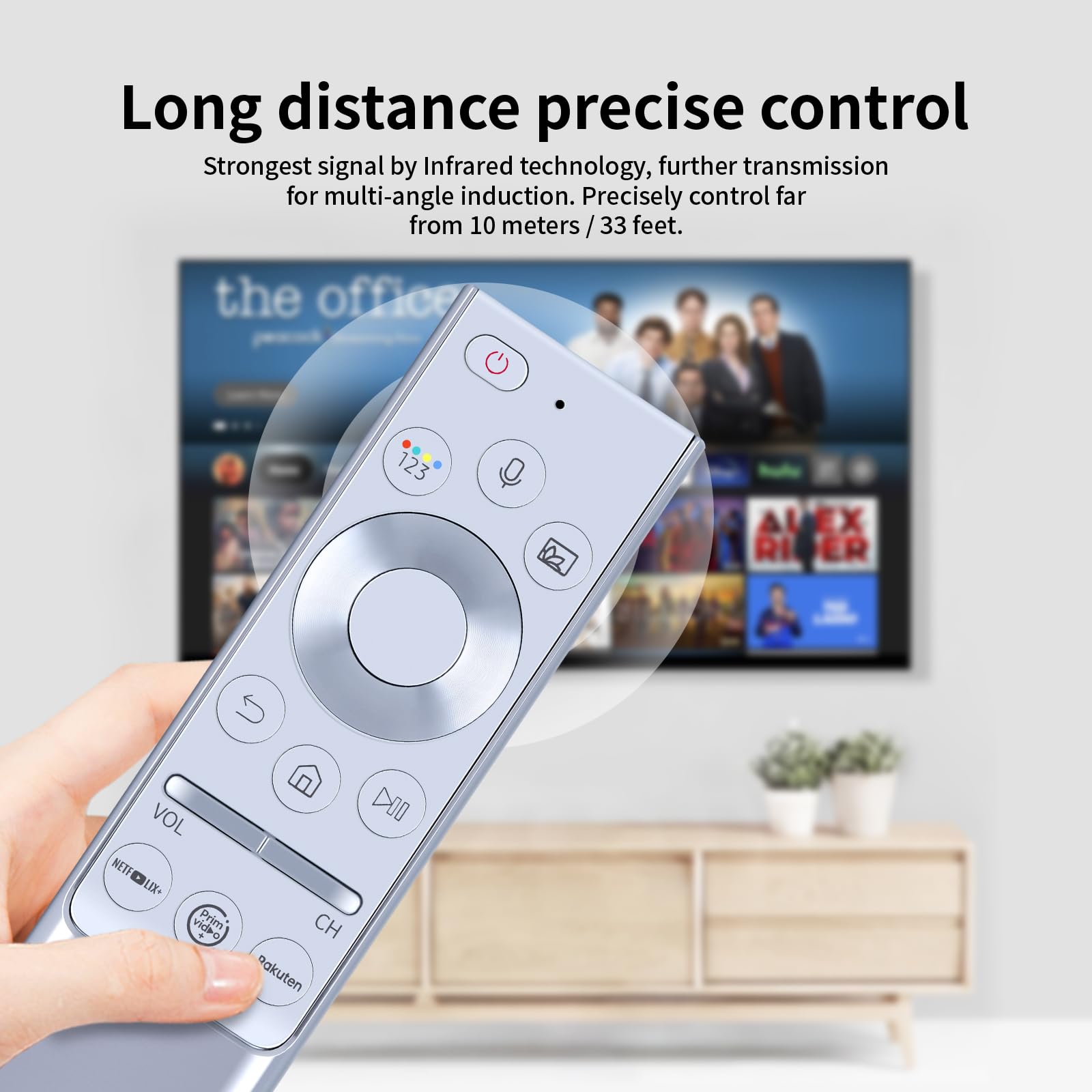 Nuovo BN59-01327B Telecomando vocale compatibile per Samsung Smart TV QLED QLC QLF RMCRMT1CP1 BN59-01311G BN59-01311B