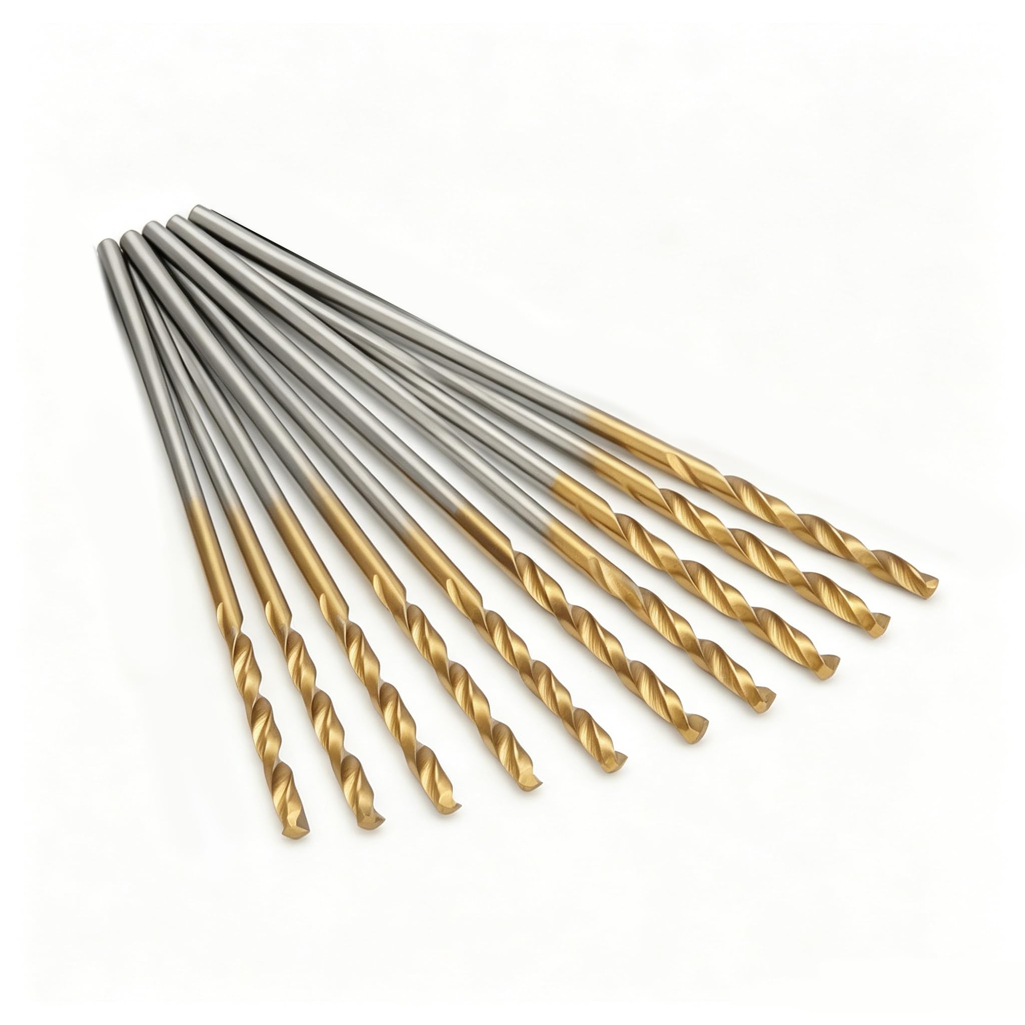 10Pcs 1.5mm Metal Drill Bits, M35 HSS 5% Cobalt Drill Bits for Hard Steel
