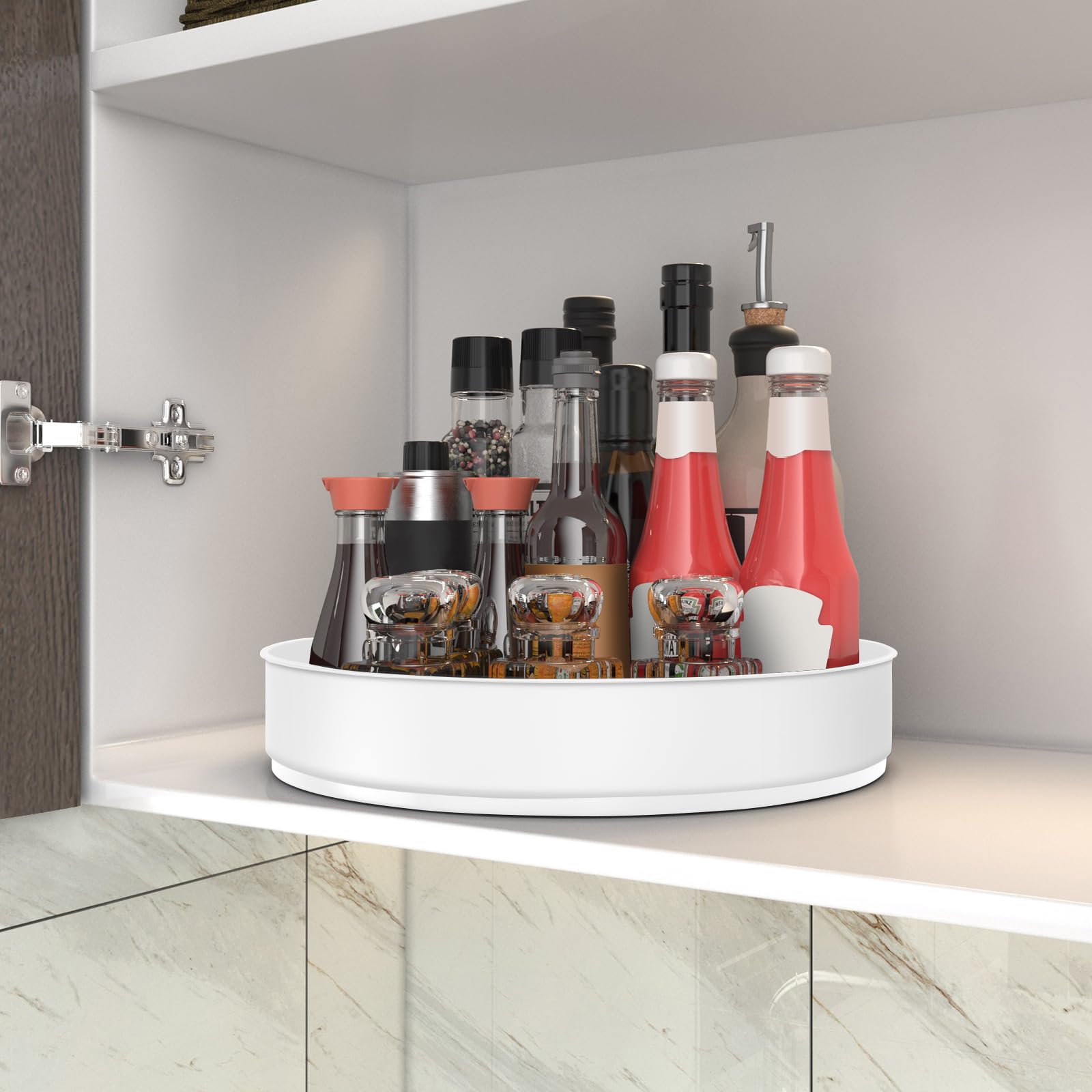 Salad Rack Organizer Snapklik.com : VAEHOLD Lazy Susan Turntable Spice Rack Organizer For ...