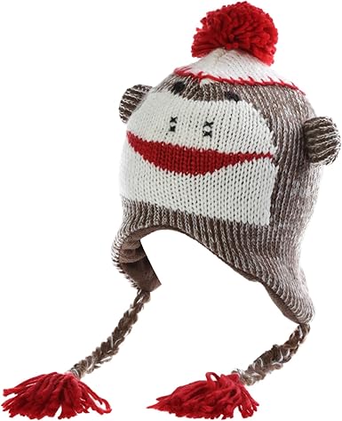 Knitting monkey cap Clearance