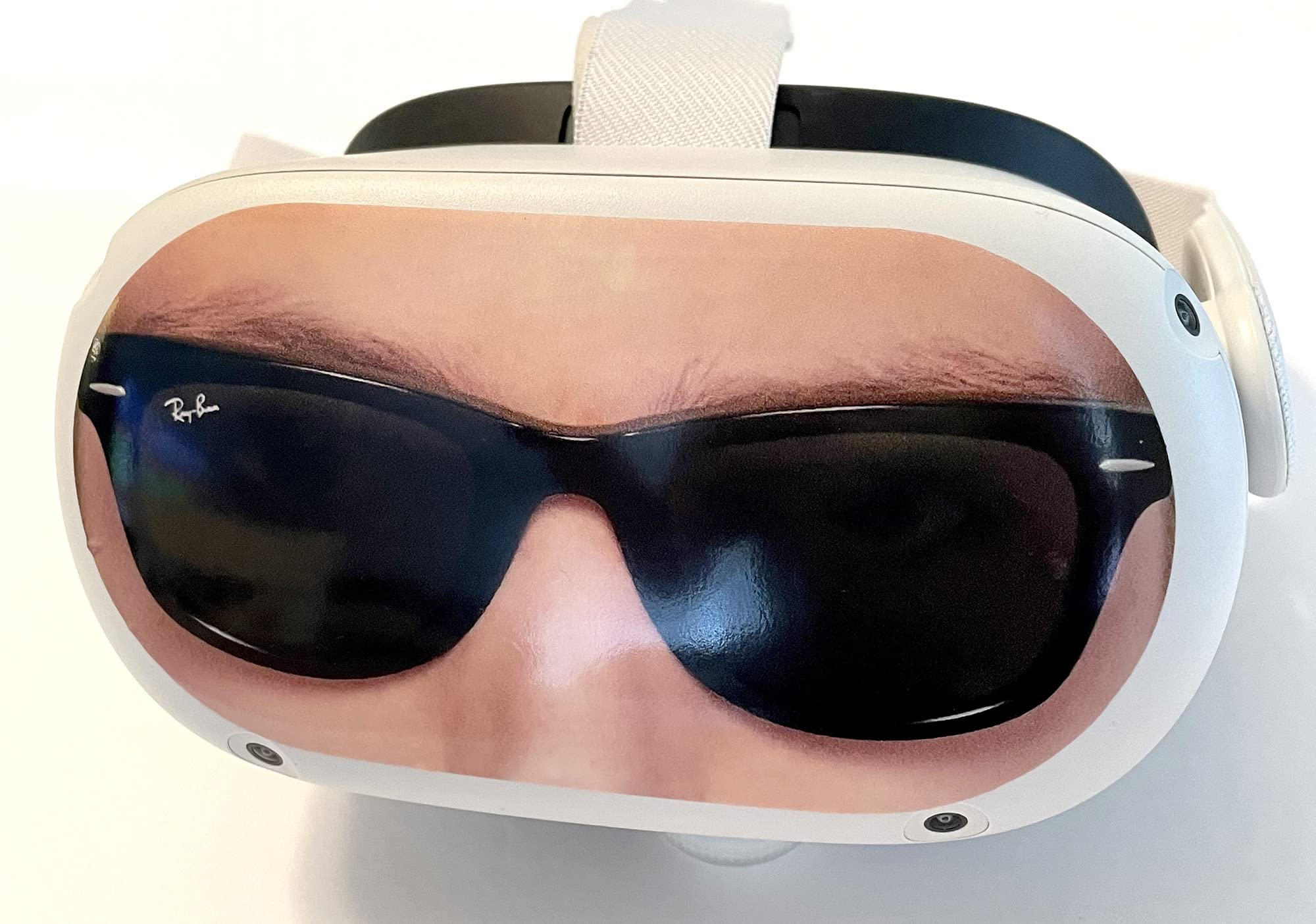 Male Sunglasses Decal for Quest 2 VR Headset - Meta Oculus - Glossy Vinyl Sticker