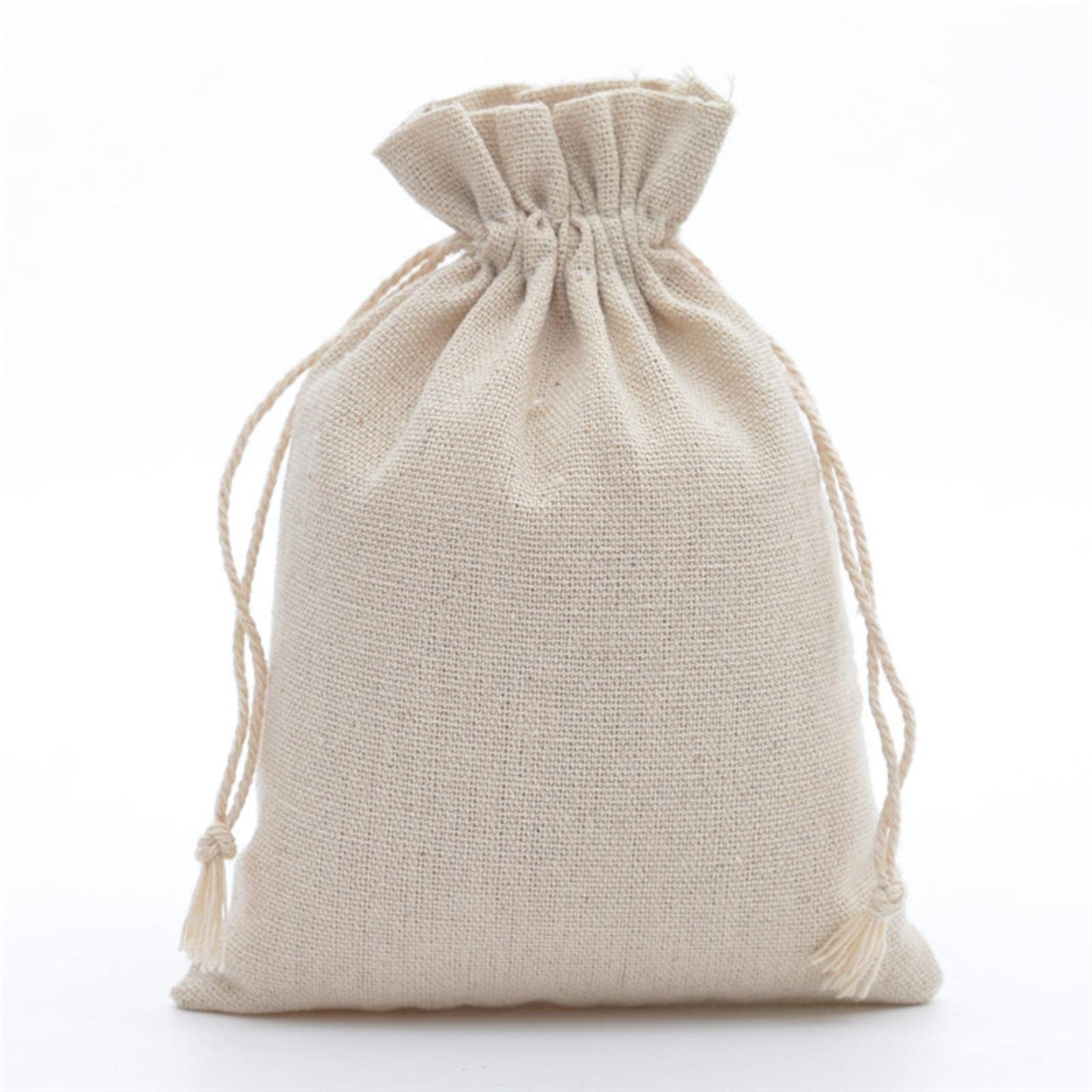 Torby na prezenty ze sznurkiem, 50 szt. Torby na prezenty ze sznurka jutowego, świąteczne, ślubne, upominki na przyjęcie urodzinowe ze sznurkiem Sacks-10x12cm(12x16cm)