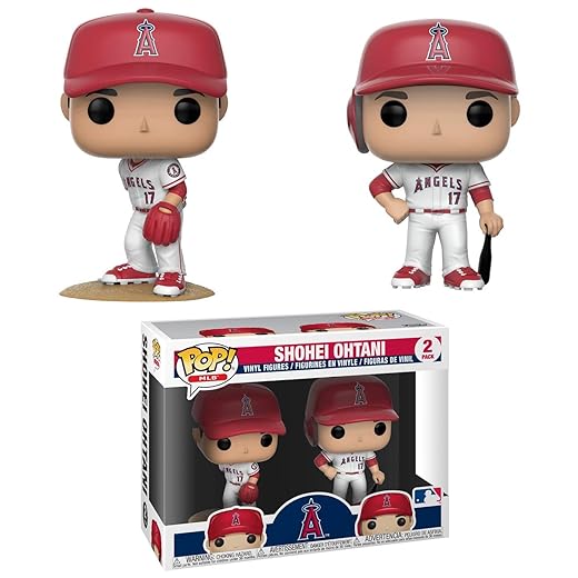 Funko Pop Mlb: Angels - Shohei Ohtani Vinyl Figures (2-Pack),Multicolor,