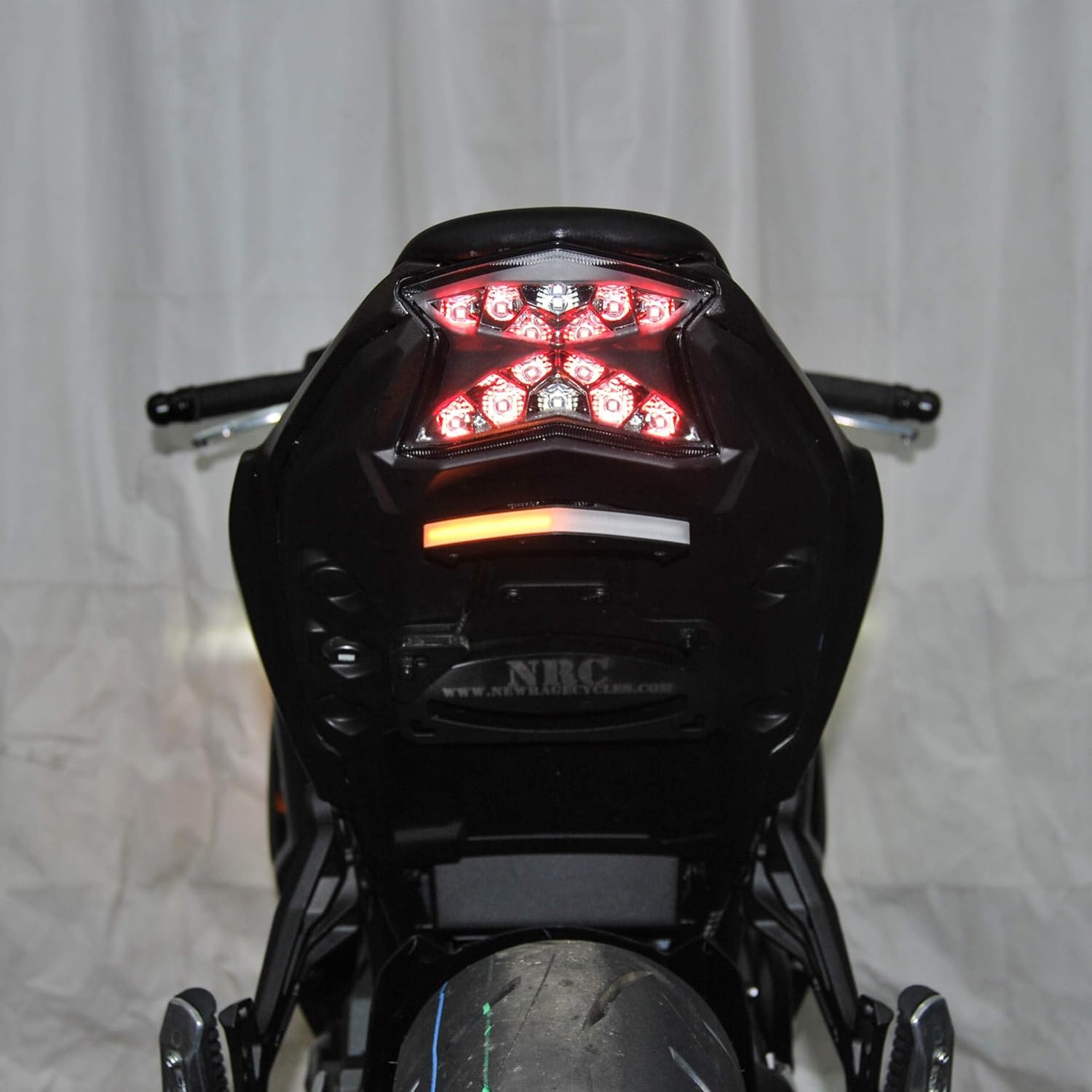 New Rage Cycles Fender Eliminator Compatible With Kawasaki Ninja 650 (2023-Present) Tucked
