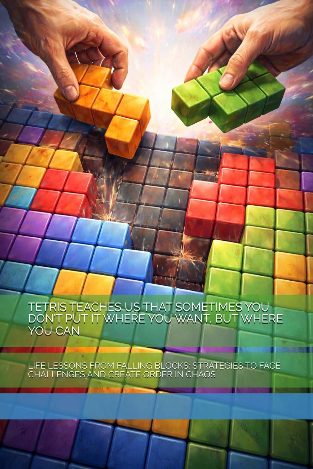 TETRIS TEACHES US THAT SOMETIMES YOU DON’T PUT IT WHERE YOU WANT, BUT WHERE YOU CAN: LIFE LESSONS FROM FALLING BLOCKS: STRATEGIES TO FACE CHALLENGES AND CREATE ORDER IN CHAOS