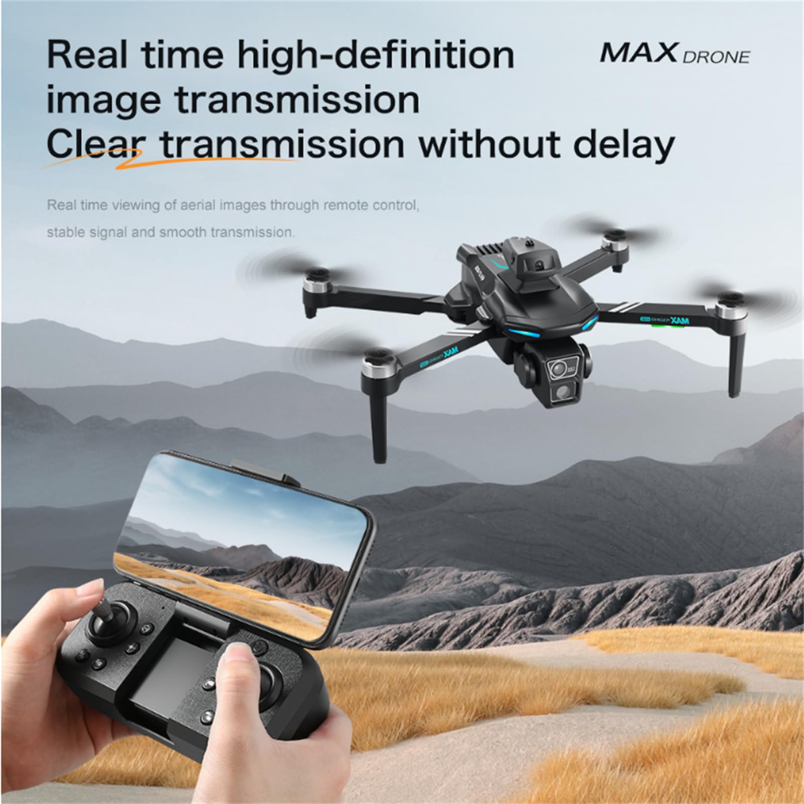 XT606 UAV Drone 4K HD Profesjonalna podwójna kamera 5G WIFI FPV Unikanie przeszkód Bezszczotkowy RC Quadcopter Dron