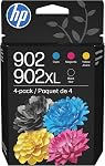 HP 902 | 3 cartouches d'encre | Cyan, Magenta, Jaune | Compatible avec les séries HP OfficeJet 6900, HP OfficeJet Pro 6900 | T6L86AN, T6L90AN, T6L94AN