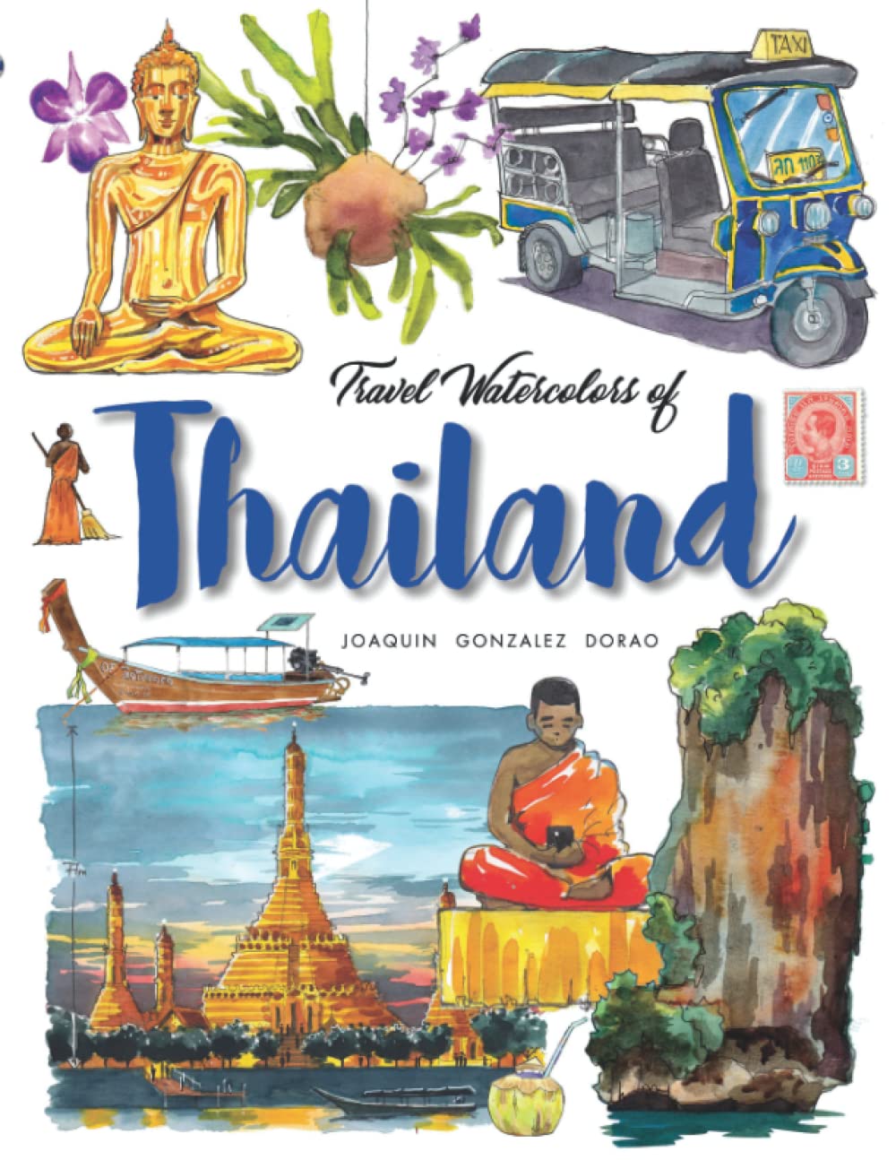 Thailand Travel Watercolors