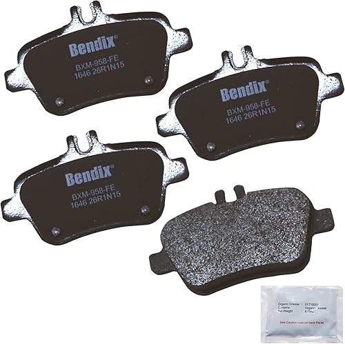 Miniatura 178 de Bendix Priority1 CFC154 - Juego de pastillas de freno de disco para Avanti II, Century, LeSabre, Regal, Riviera, chasis comercial, DeVille