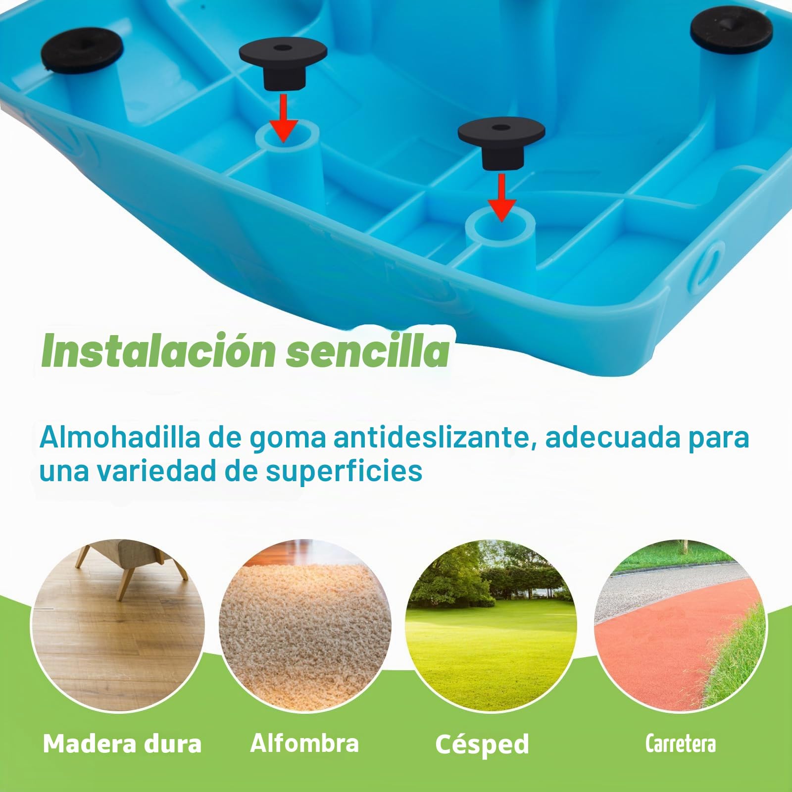 Tigerhu Piedras de equilibrio Step Stones Kids hasta 120 kg, juguetes de jardín al aire libre para niños a partir de 3 años