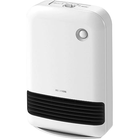 Amazon アイリスオーヤマ 大風量 セラミックファンヒーター 人感センサー付き 10w 750w 2段切替 メカ式 ダイヤルタイプ ホワイト Jch 12dd3 W アイリスオーヤマ Iris Ohyama セラミックヒーター