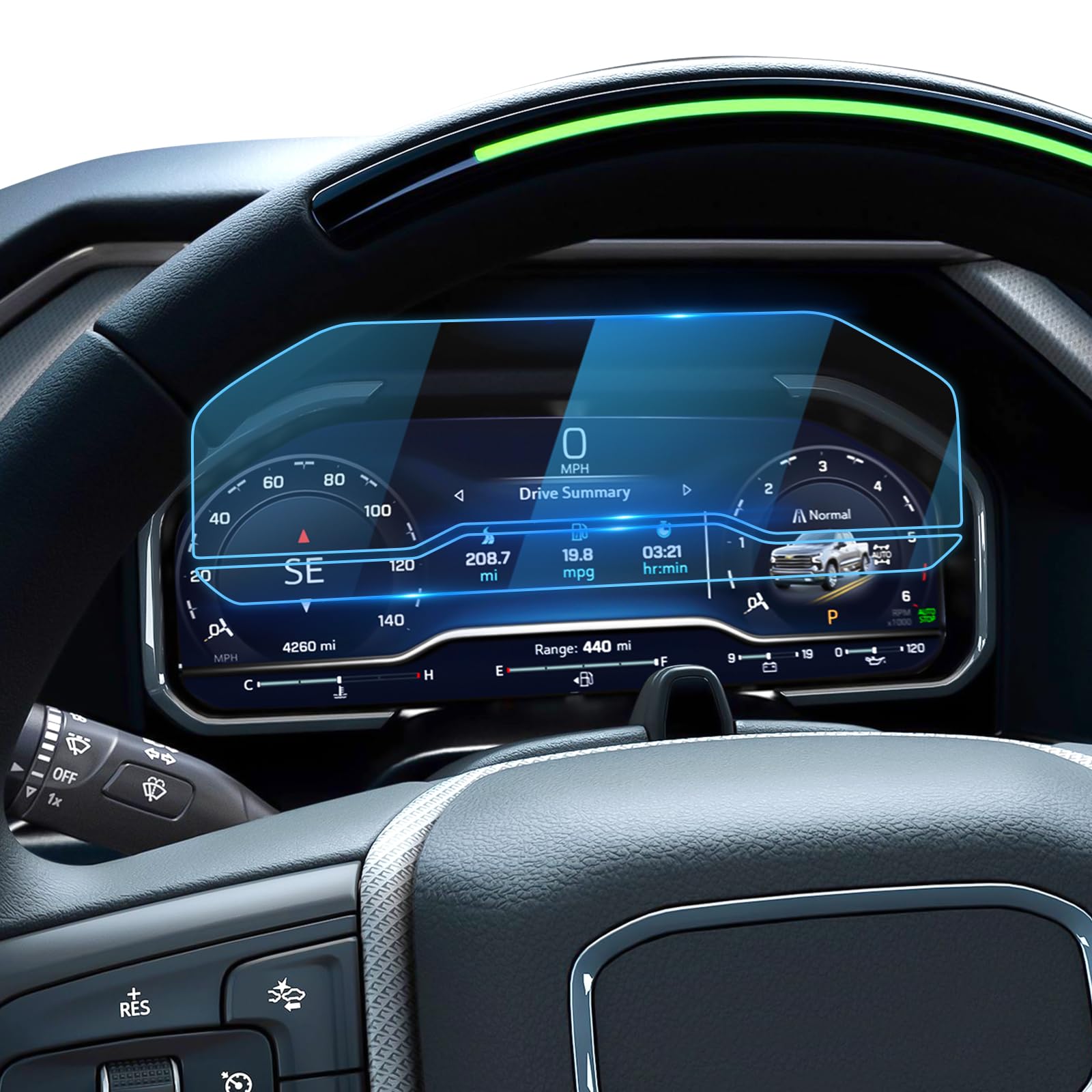 For 2025 Chevy Silverado Screen Protector 2022 2025 Silverado1500 2024 ...