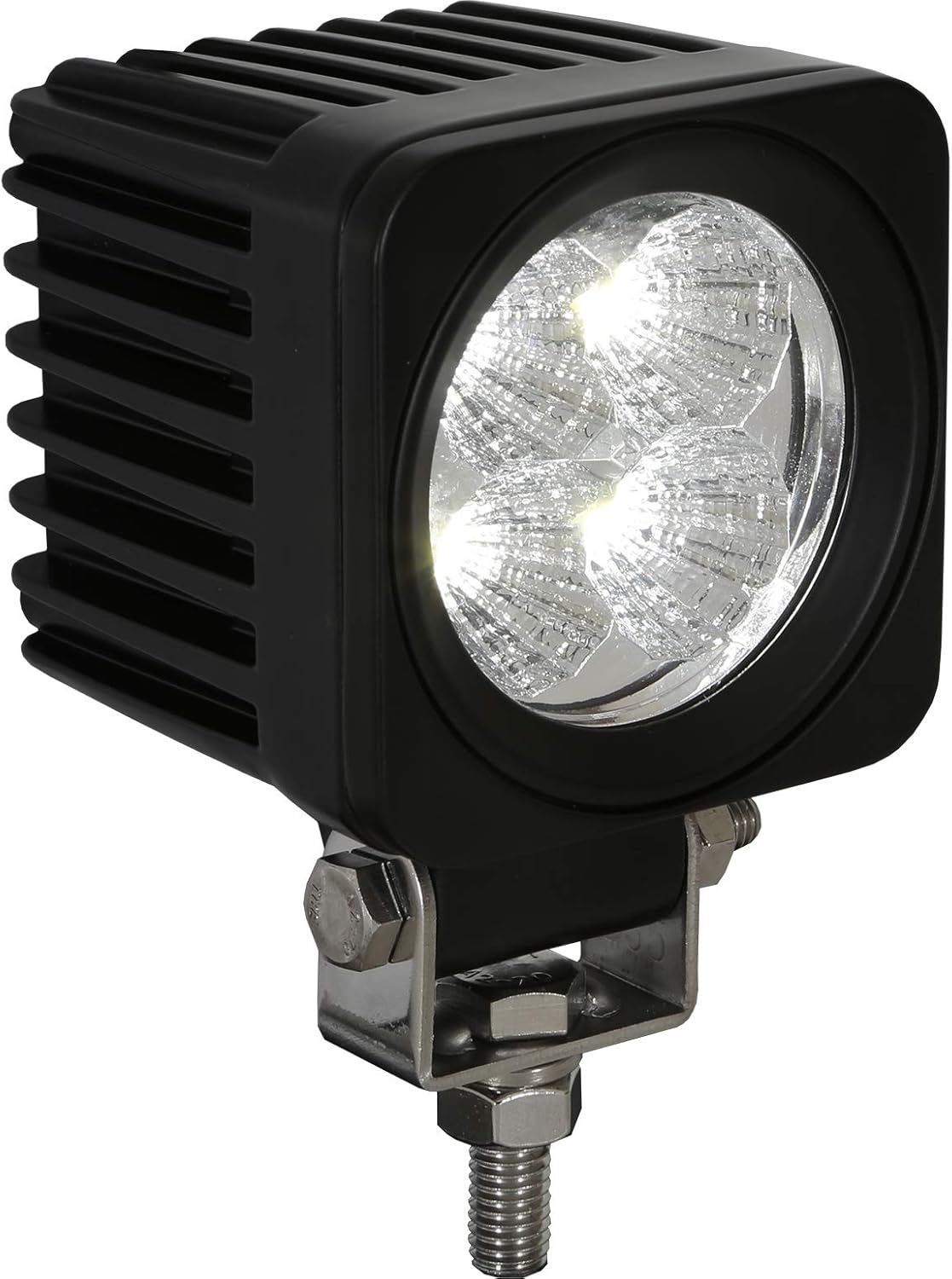 Buyers Products 1492129, 2.5 Inch Wide Square LED Flood Light, Fog Light, Light Bar for ATV, UTV, Work Trucks and Trailers, Utility Truck, Heavy Duty, Off Road, Clear