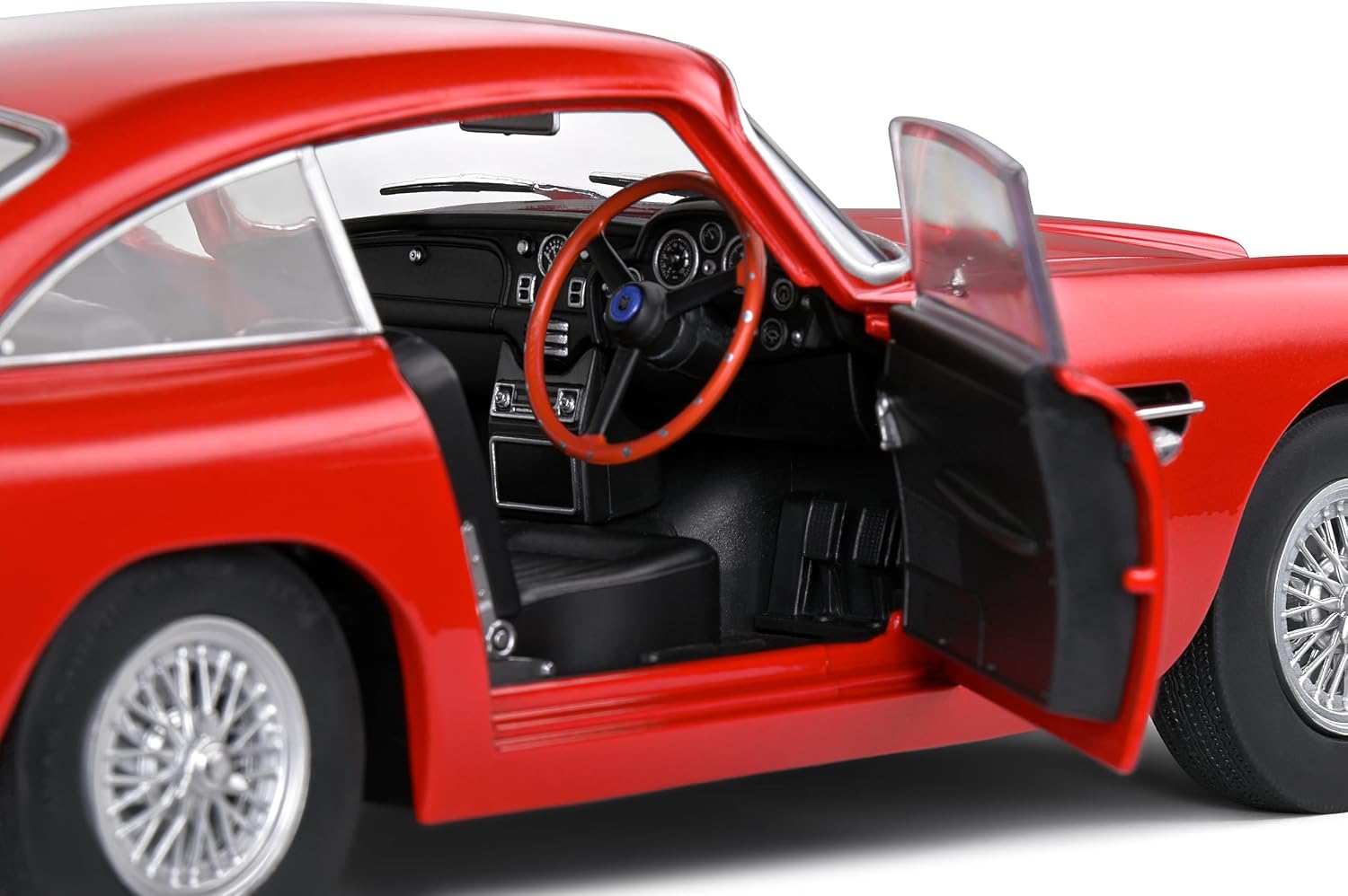 Solido 1:18 Scale Diecast - Aston Martin DB5 Metallic Red 1964 Model S1807103