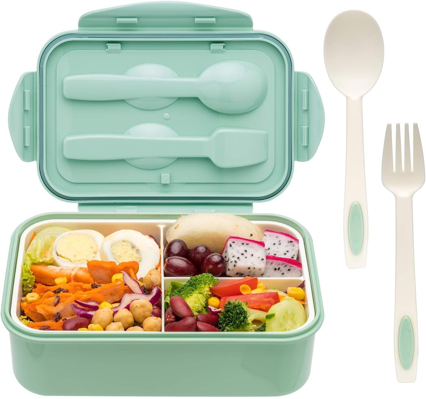 1100ml BPA-Free Bento Lunch Box with Utensils