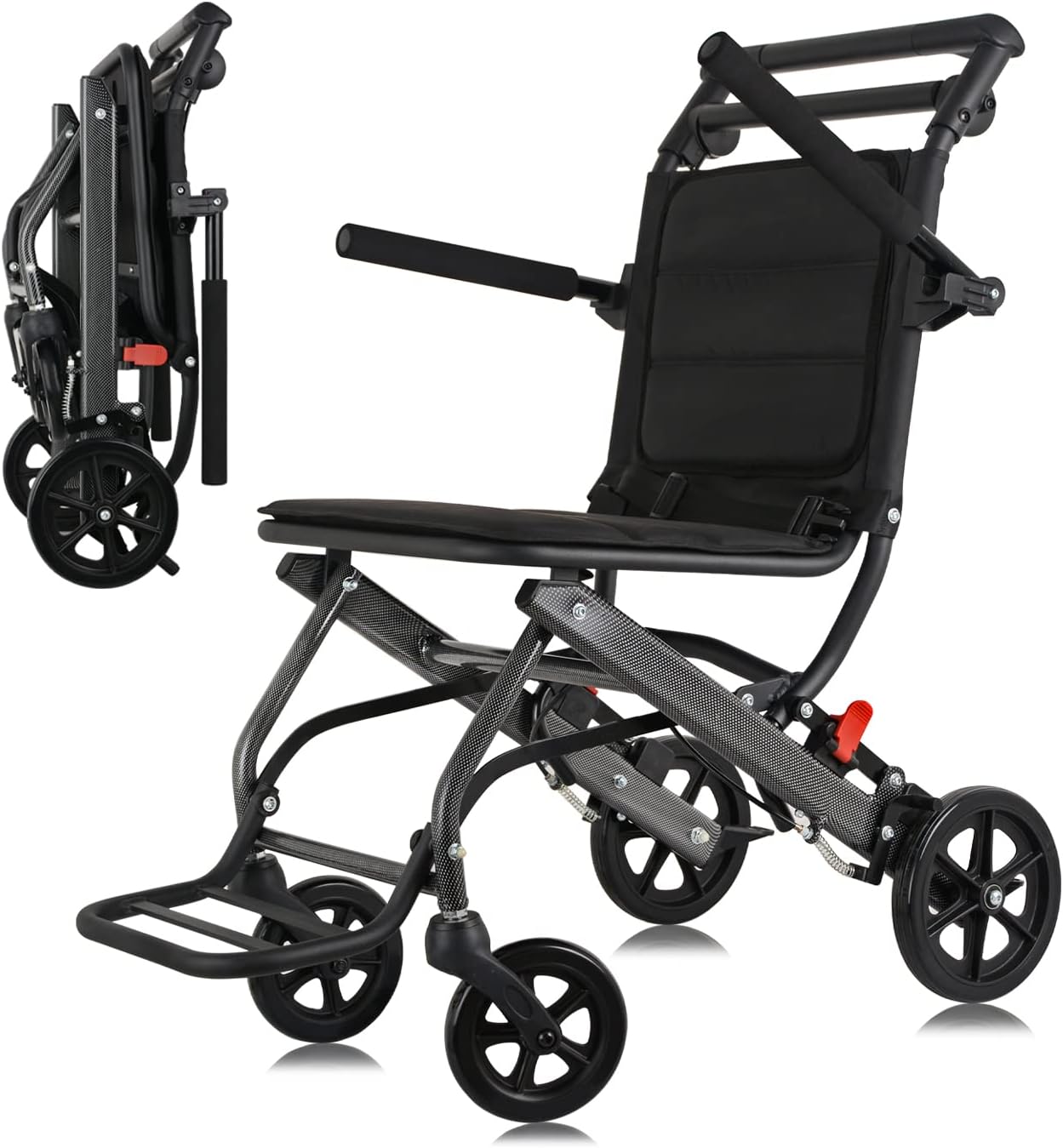 Tripaide UltraLight Transport Wheelchair Folding Portable Wheelchair