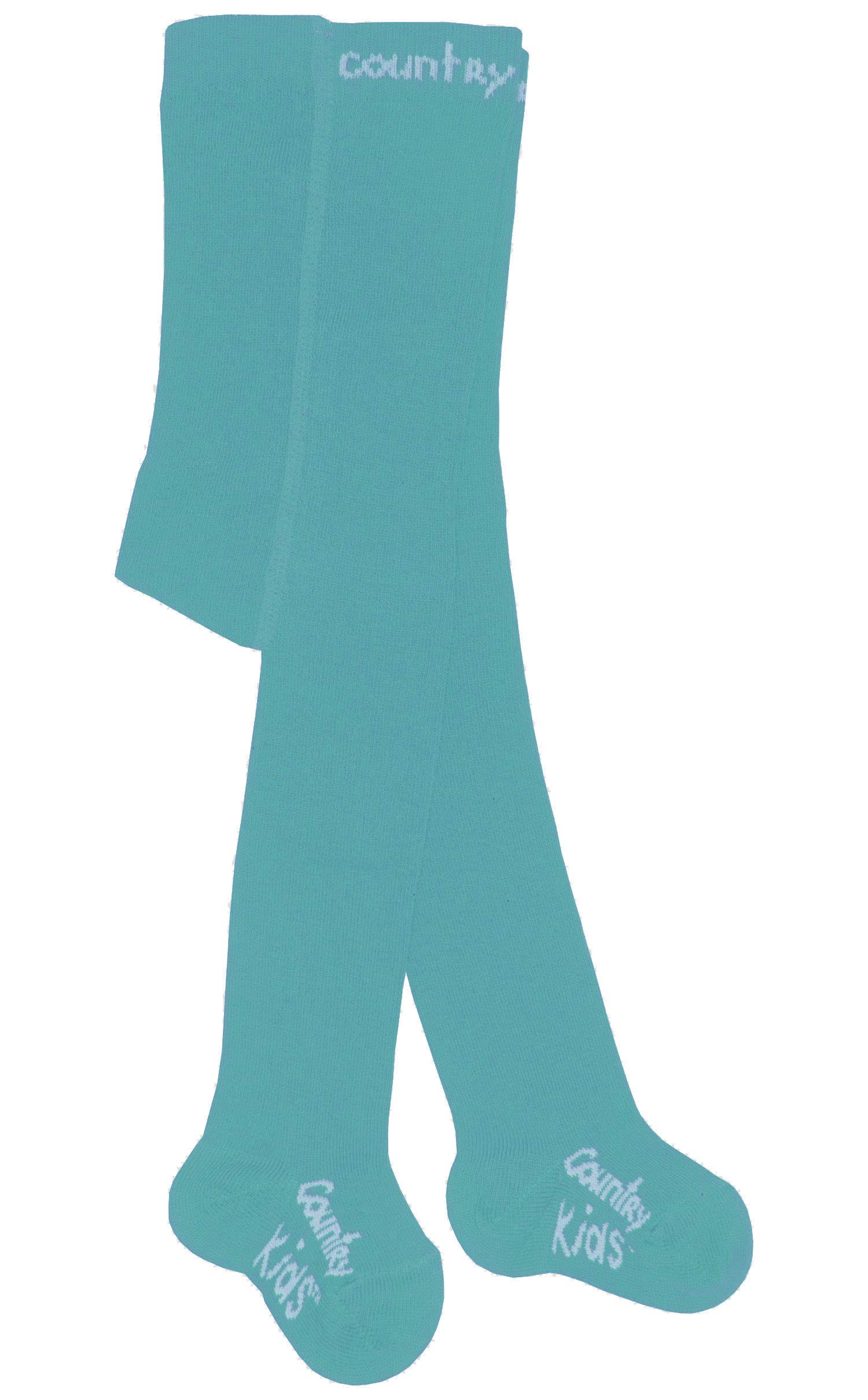 Country Kids Warmer Tights -Turquoise, 6-12 Months