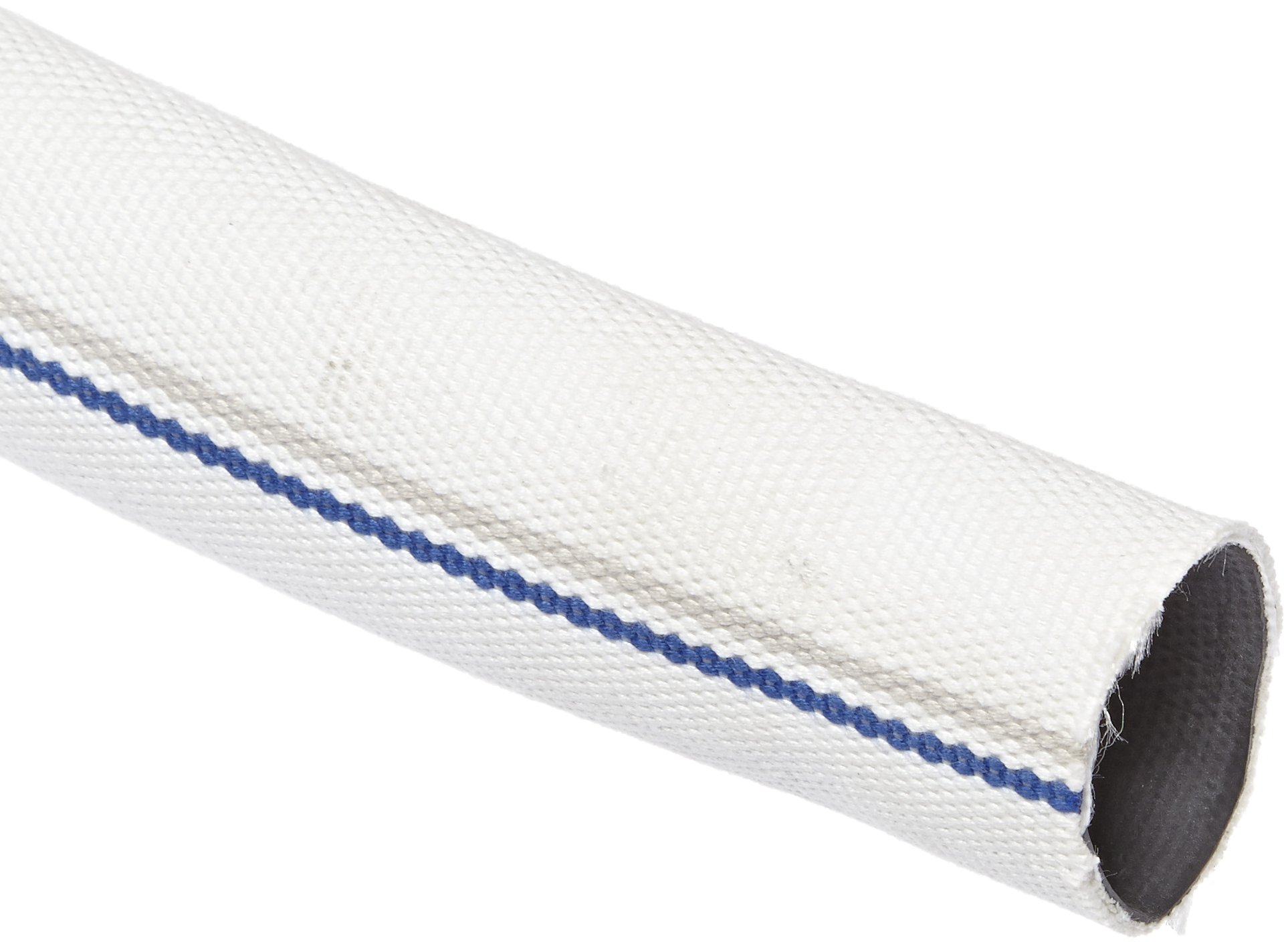 Dixon Valve DM15-100UC Polyester Fire Equipment, Double Jacket Uncoupled Mill Hose, 200 psi Maximum Pressure, 100' Length, 1-1/2