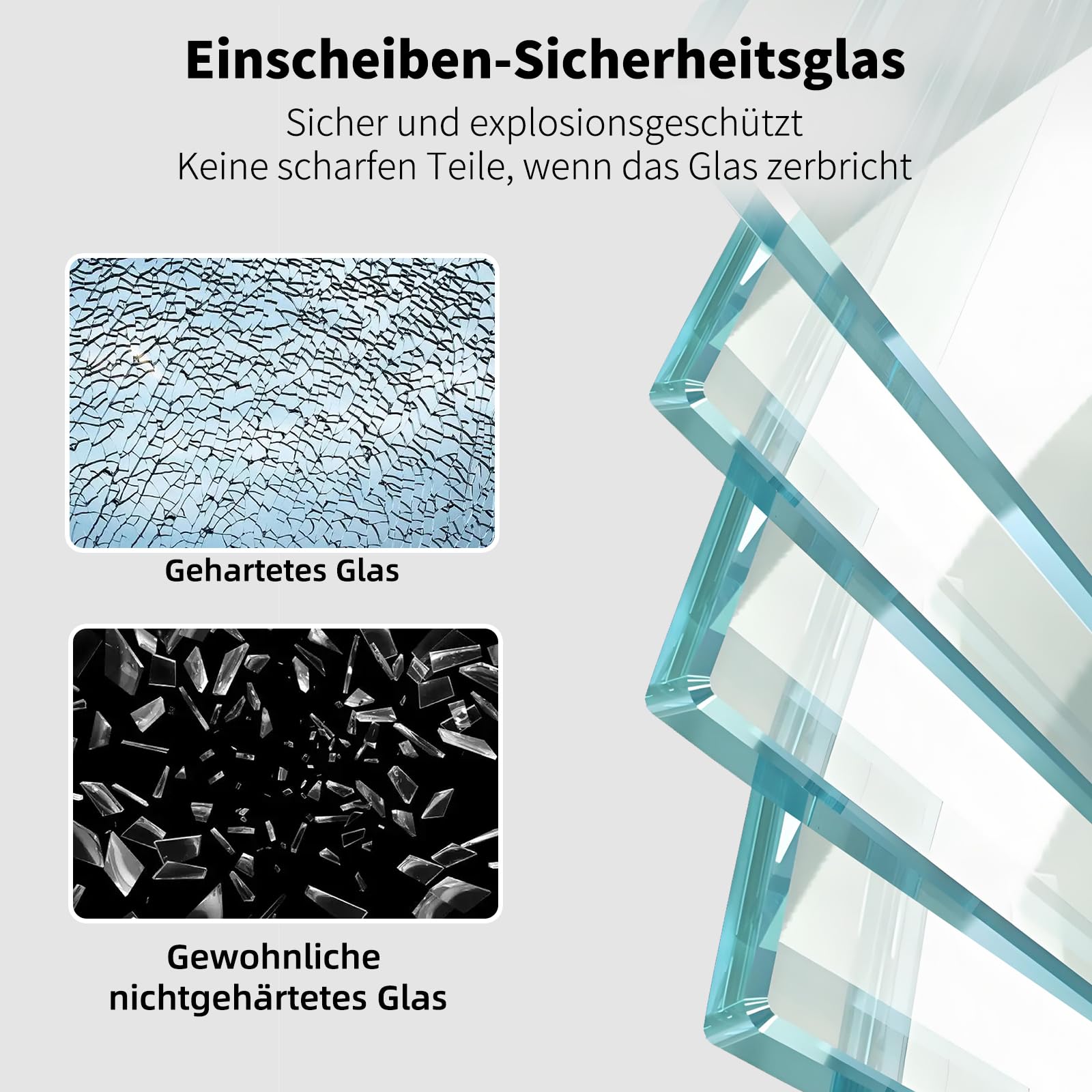 Duschkabine 90x90x185cm Eckeinstieg Doppel Falttüren Eckdusche | Rahmenlos Duschabtrennung mit 6mm Sicherheitsglas ESG Klarglas,Platzsparend,Hebe-Senk-System