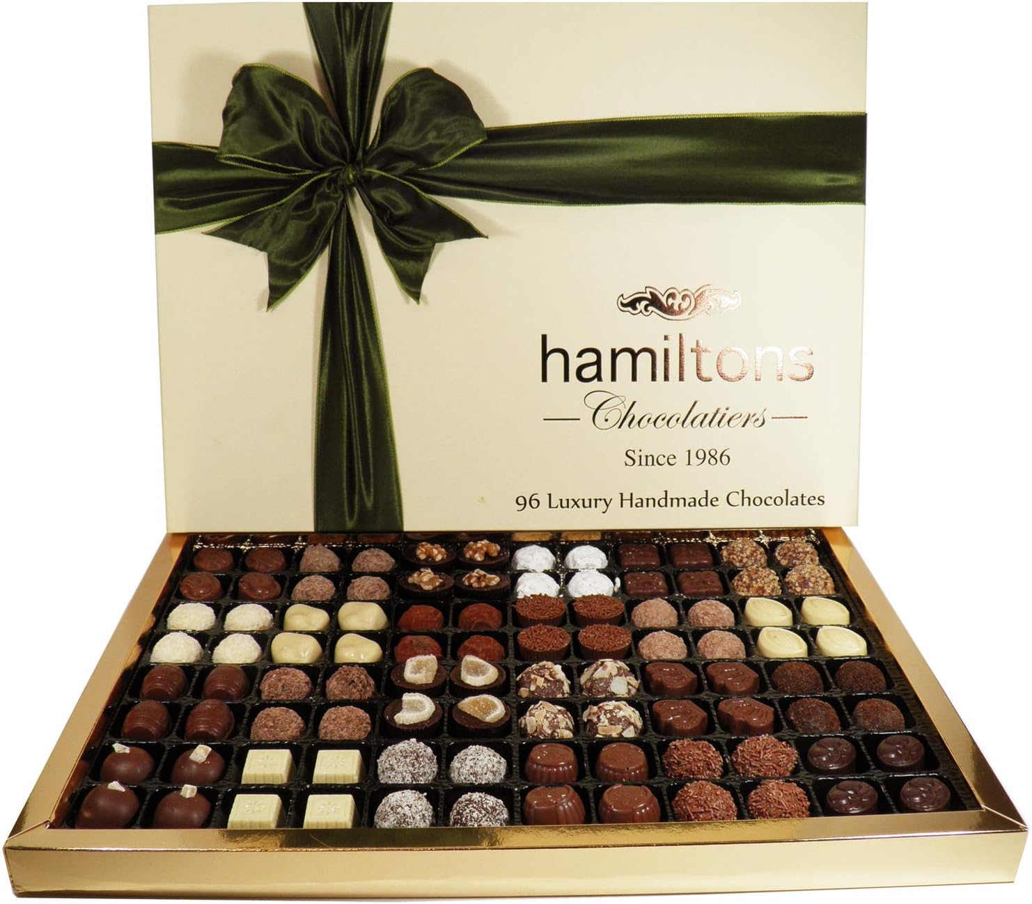 Hamiltons The Ultimate Premium Luxury 96 Handmade Chocolates Gift Box