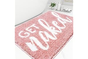Small Light Pink Bathroom Rugs