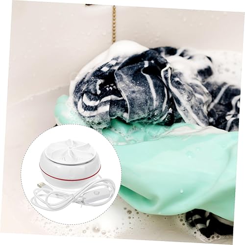 Miniatura 7 de Mini lavadora de ropa portátil con carga USB, pequeña máquina de lavandería para dormitorios y apartamentos de viaje, lavadora compacta con alto par